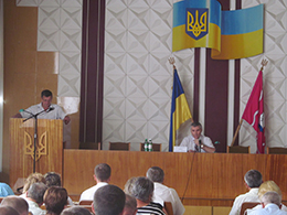 19 липня 2013 року відбулося засідання позачергової двадцять п’ятої сесії районної ради шостого скликання під головуванням заступника голови районної ради Володимира Орла