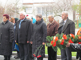 14 листопада в селі Свидівок біля пам’ятника загиблим воїнам у Великій Вітчизняній війні проведено мітинг
