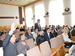 15 листопада 2013 року відбулося спільне засідання голів депутатських фракцій, групи районної ради та постійних комісій районної