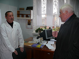 Робоча поїздка голови районної ради Миколи Смірнова в Степанки