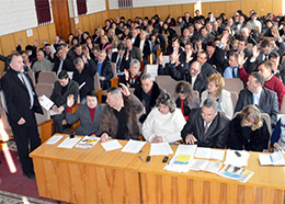 31 січня 2014 року відбулося засідання тридцять третьої сесії районної ради шостого скликання під головуванням голови районної ради Миколи Смірнова