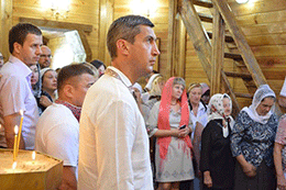 Анатолій Яріш взяв участь у освяченні храму Петра Багатостраждального Калнишевського на хуторі Буда