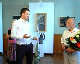 Голова районної ради привітав відомого черкаського художника з ювілеєм