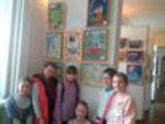 Учні Мошнівської дитячої музичної школи художнього відділення побували на виставці образотворчого мистецтва у обласному художньому музеї