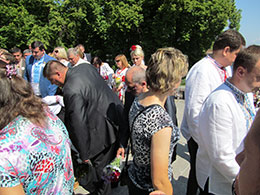 Делегація району взяла участь у заходах до 155-ої річниці перепоховання праху Т.Г.Шевченка на Чернечій Горі
