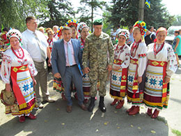 Голова районної ради взяв участь у районних заходах до Дня прапора та  в  заходах з  нагоди 25-и річчя Дня незалежності України