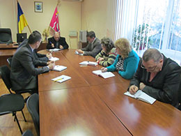 3 січня голова районної ради Олексій Собко провів щотижневу нараду