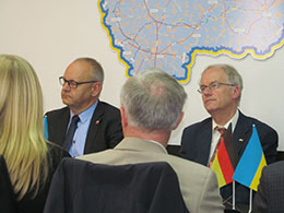 Про пріоритети розвитку області німецькій делегації розповів заступник губернатора