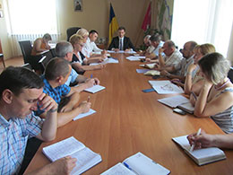 На спільній нараді обговорили організацію проведення районних заходів до Дня Державного Прапора та Дня Незалежності України