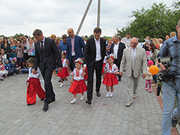 Урочисте відкриття ДНЗ «Веселка» у селі Леськи