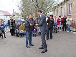 Відбулися заходи з нагоди 25 - річчя з дня заснування стаціонарного відділення Територіального центру в селі Лозівок