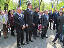 Делегація району взяла участь у заходах з нагоди 32-ї річниці Чорнобильської катастрофи 
