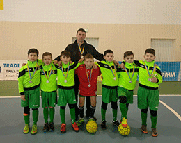 Команда «Зоря-Мрія» у фінальній частині Чемпіонату області з футзалу U-11