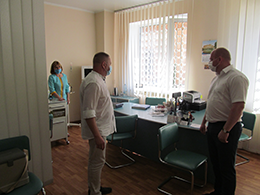 Керівництво району з робочим візитом відвідало КНП «Черкаська центральна районна лікарня»