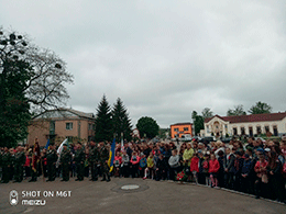 Проведено районний мітинг з нагоди відзначення Дня пам`яті та примирення та Дня Перемоги над нацизмом у Другій світовій війні  «Нев’януча пам'ять 45-го…»