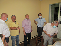 З робочим візитом керівництво району відвідало КНП «Черкаська районна лікарня с. Мошни»